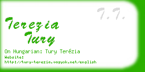 terezia tury business card